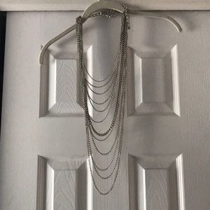 Multi layer chain necklace